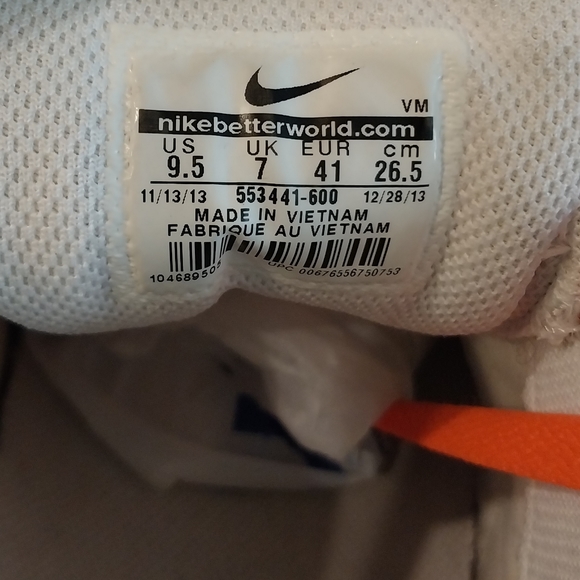 Nike Air Max Ivo White Pink Red Size 9.5 - Picture 6 of 6